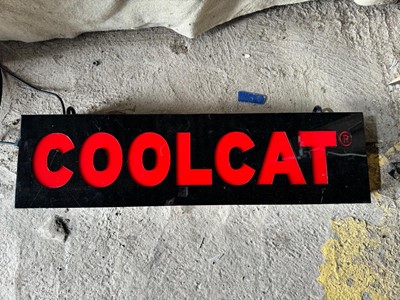 Lot 463 - COOLCAT LIGHT-UP SIGN 29" X 8"