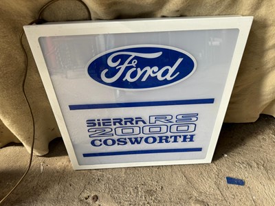 Lot 304 - FORD SIERRA RS 2000 COSWORTH LIGHT-UP SIGN