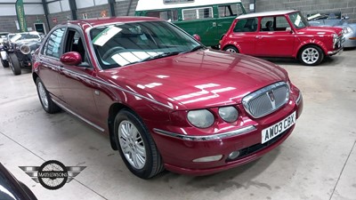 Lot 138 - 2003 ROVER 75 CLUB SE T