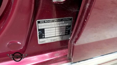 Lot 138 - 2003 ROVER 75 CLUB SE T