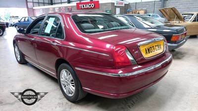 Lot 138 - 2003 ROVER 75 CLUB SE T