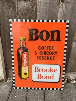 Lot 206 - BROOKE BOND COFFEE SIGN