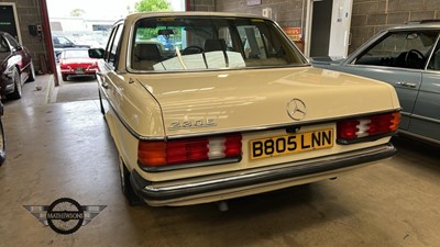 Lot 338 - 1985 MERCEDES 230 E AUTO