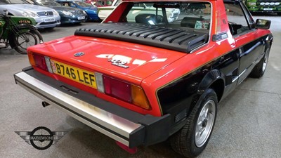 Lot 88 - 1984 FIAT X1/9 VS