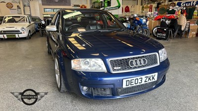 Lot 18 - 2003 AUDI RS6 QUATTRO AUTO