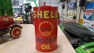 Lot 515 - SHELL MOTOR OIL 10 GALLON DRUM