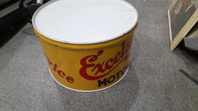 Lot 523 - EXCELSIOR MOTOR OIL DRUM TABLE