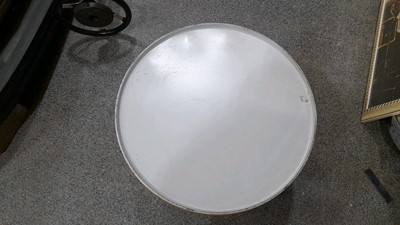 Lot 523 - EXCELSIOR MOTOR OIL DRUM TABLE