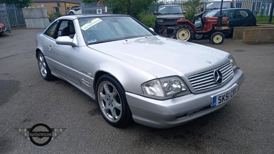 Lot 164 - 2001 MERCEDES SL500 AUTO