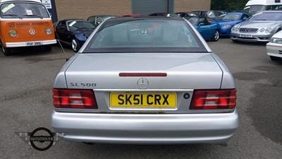 Lot 164 - 2001 MERCEDES SL500 AUTO