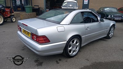 Lot 164 - 2001 MERCEDES SL500 AUTO