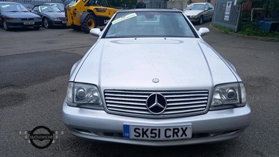 Lot 164 - 2001 MERCEDES SL500 AUTO