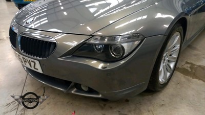 Lot 126 - 2005 BMW 630I AUTO