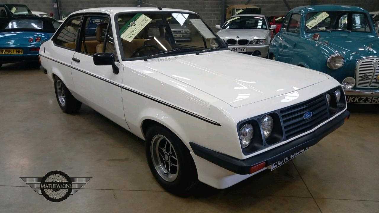 Lot 655 - 1980 FORD ESCORT RS CUSTOM