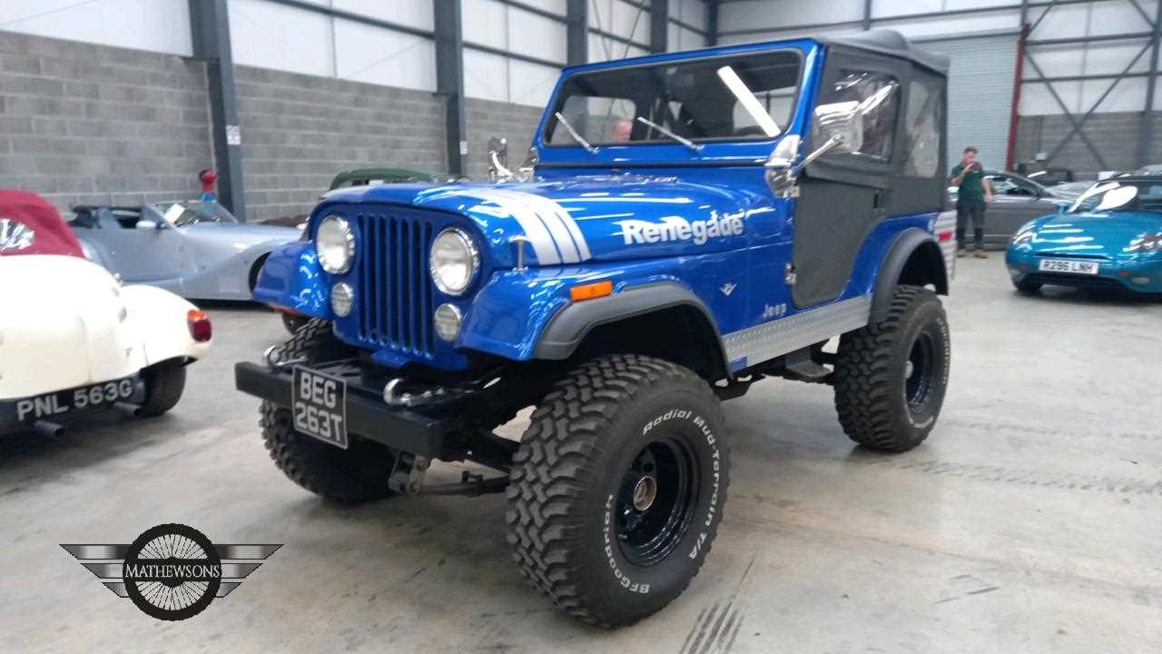 Lot 547 - 1979 AMC JEEP CJ-S