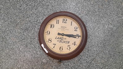 Lot 841 - LAND ROVER STYLE CLOCK  8"