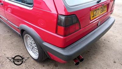 Lot 852 - 1991 VOLKSWAGEN GOLF GTI 16V