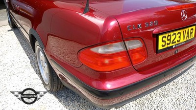 Lot 840 - 1998 MERCEDES CLK 320 ELEGANCE AUTO