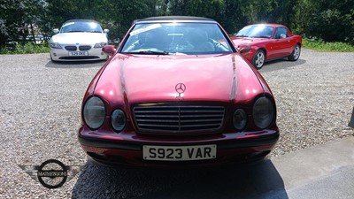 Lot 840 - 1998 MERCEDES CLK 320 ELEGANCE AUTO