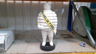 Lot 609 - VERY LARGE CAST MICHELIN MAN 22" TALL