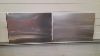 Lot 637 - LAND ROVER & VW GARAGE TIN SIGNS