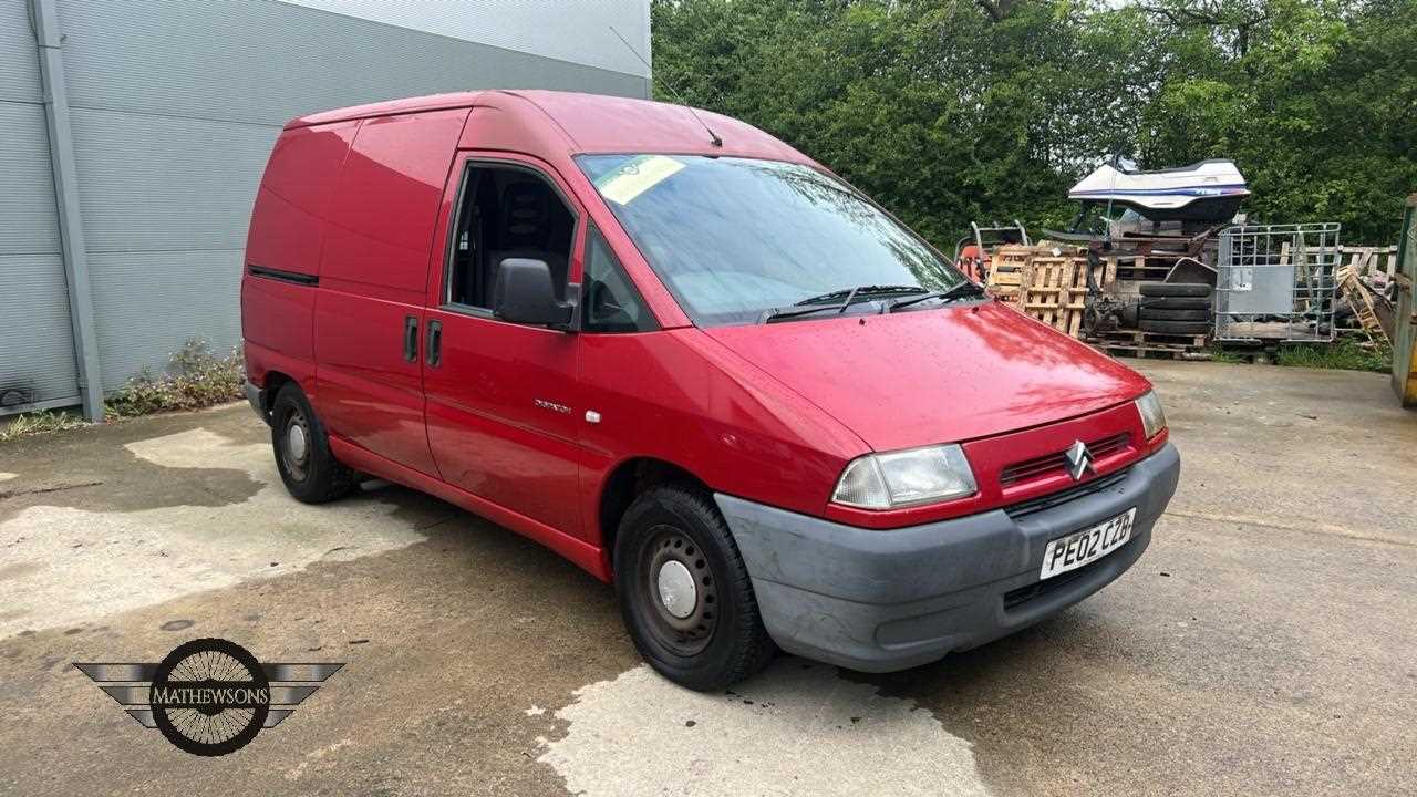 Lot 596 - 2002 CITROEN DISPATCH 1.9D