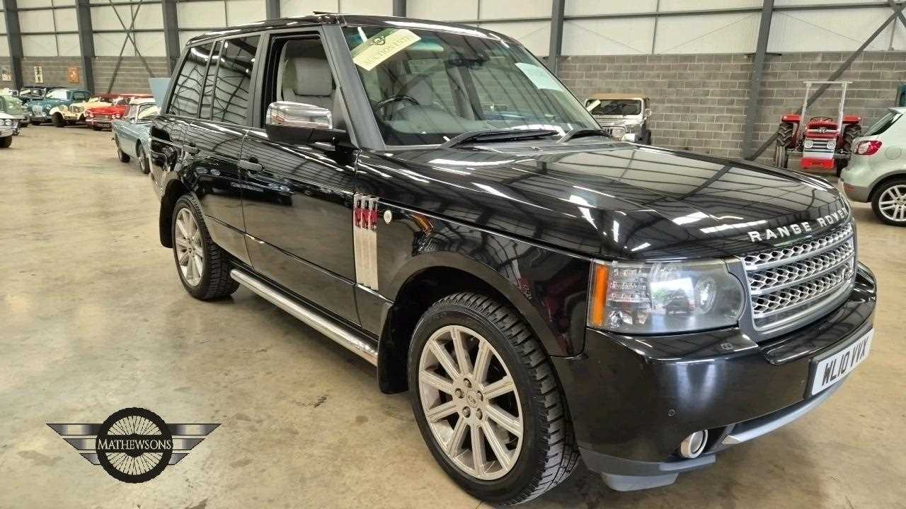 Lot 898 - 2010 LAND ROVER RANGE ROVER AUTOB S/CV8 A