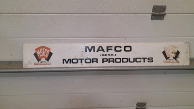 Lot 265 - MAFCO MOTOR PRODUCTS SIGN