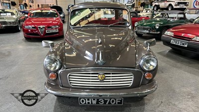 Lot 780 - 1968 MORRIS MINOR TRAVELLER