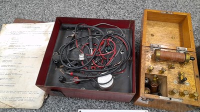 Lot 803 - ELECTRIC TEST METERS + AMP METER