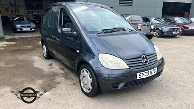 Lot 367 - 2003 MERCEDES VANEO TREND