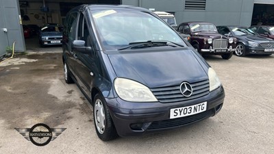 Lot 367 - 2003 MERCEDES VANEO TREND