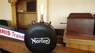 Lot 231 - NORTON PETROL CAN LAMP - PROCEEDS TO CHARITY