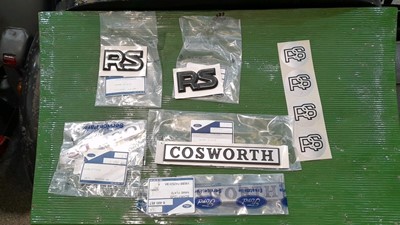 Lot 815 - ORIGINAL FORD CAR BADGES, NEW OLD STOCK IN ORIGINAL PACKAGING