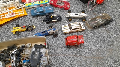 Lot 791 - SCALEXTRIC SET 101 PIECES OF TRACK & VARIOUS PARTS