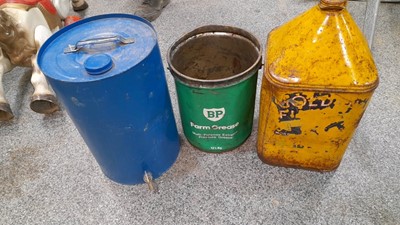 Lot 767 - 3X OIL AND GREASE TINS