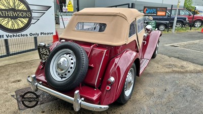 Lot 392 - 1953 MG TD MK2