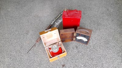 Lot 743 - BOX OF VARIOUS  MEMORABILIA PARTS