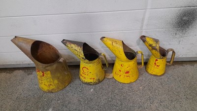 Lot 711 - 4X SHELL OIL JUGS