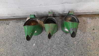 Lot 713 - 3X CASTROL HALFORDS OIL JUGS