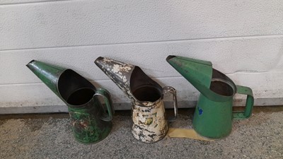 Lot 719 - 3X MIXED CASTROL/BP OIL JUGS