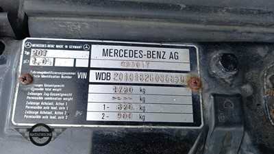 Lot 304 - 1993 MERCEDES 190E