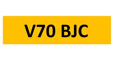 Lot 50-15 - REGISTRATION ON RETENTION - V70 BJC