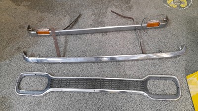 Lot 888 - FORD ESCORT MK2 FRONT GRILL + FRONT + REAR BUMPERS