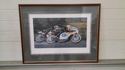 Lot 776 - LIMITED EDITION PRINT OF MIKE HALEWOOD & PHIL READ NO 4 OF 500