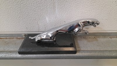Lot 848 - CHROME JAGUAR CAT MASCOT