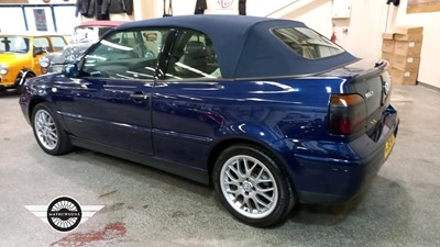 Lot 58 - 2000 VOLKSWAGEN GOLF CABRIOLET AV-GE