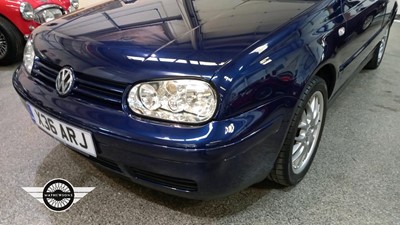 Lot 58 - 2000 VOLKSWAGEN GOLF CABRIOLET AV-GE