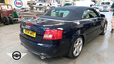 Lot 289 - 2004 AUDI S4 QUATTRO CABRIOLET