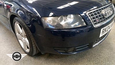 Lot 289 - 2004 AUDI S4 QUATTRO CABRIOLET